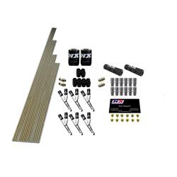 Nitrous Plumbing Kit, V6, SSV/STD, Plumb Kit w/ 2 Solenoids w/ 150 HP Jets w/ All Necessary Hardware
