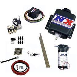 Water/Methanol Injection System, Gas, Stage 2, Direct Port, 6-Cylinder, Hard Lines, Kit
