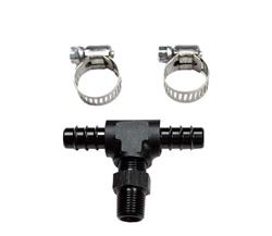 Adapter Fitting; Pipe Fitting; Hose Barb T; 1/8 NPT x 1/4