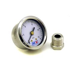 Fuel Pressure Gauge; 0-15 psi w/Adapter