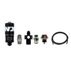 Nitrous Purge Valve Kit, -4 AN, Push Button, 1/8 in. Poly Line, Kit