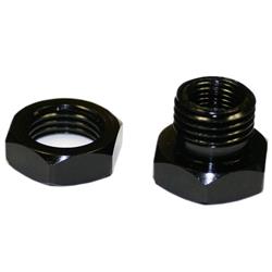 Fitting, Aluminum, Black Anodized, EFI Nozzle Adapter, Use with Shark Nozzle Only, Each