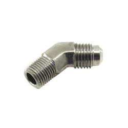 Fitting, Adapter, AN to NPT, Straight, Brass, Nickel Plated, -4 AN, 1/8 in. NPT, Each