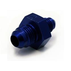 Fitting, Reducer, AN to AN, Straight, Aluminum, Blue Anodized, -6 AN, -4 AN, Each