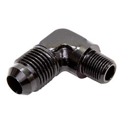 Pipe Fitting, 6AN X 1/8 NPT 90 Filter Fitting