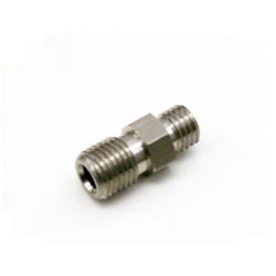 Fitting, Adapter, AN to UNF, Straight, Aluminum, Natural, -3 AN, 5/16-24 in., Each