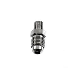 Fitting, Adapter, AN to NPT, Straight, Brass, Nickel Plated, -4 AN, 1/16 in. NPT, Each