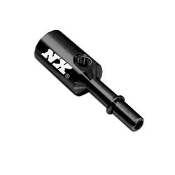 Fitting, Fuel Rail Adapter, Late Model, Billet Fuel Line Adapter, 5/16/8MM, Gauge Port, Each