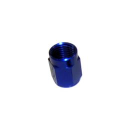 Adapter Fitting; Pipe Fitting; B-Nut; -8 AN; Blue