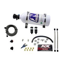 Nitrous System, Piranha System, 5 lb Bottle, EFI, Single Nozzle, 30-50-75 HP, Kit