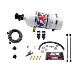Nitrous System, Piranha System, 10 lb Bottle, EFI, Single Nozzle, 30-50-75 HP, Kit