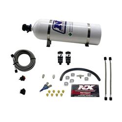 Nitrous System, Piranha System, 15 lb Bottle, EFI, Single Nozzle, 30-50-75 HP, Kit