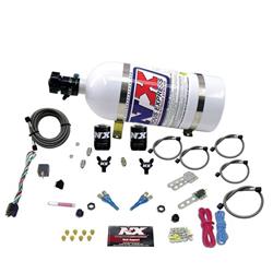 Nitrous System, 10 lb Bottle, Ford Gemini Twin Kit, Dual Nozzle, 100-300 HP, Kit