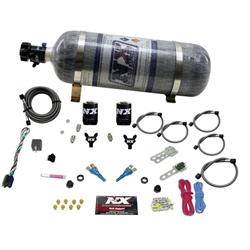 Nitrous System, 12 lb Bottle, Ford Gemini Twin Kit, Dual Nozzle, 100-300 HP, Kit