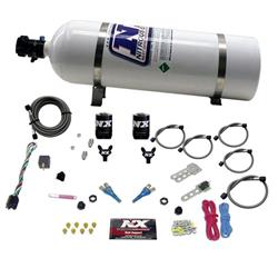 Nitrous System, 15 lb Bottle, Dodge, 1992-95 V8, TBI, Dual Nozzle, 50-75-100-125 HP, Kit