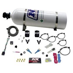 Nitrous System, 15 lb Bottle, GM EFI, Dual Nozzle Kit, 100-300 HP, Kit