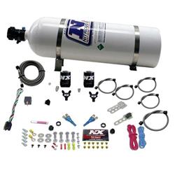 Nitrous System, 15 lb Bottle, Dodge Viper EFI, Dual Nozzle, 100-300 HP, Kit