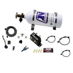 Nitrous Oxide System, Proton, Wet, 35, 50, 75 hp, 5 lb Bottle, Universal, Push-Button Activation, Kit