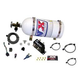 Nitrous Oxide System, Proton, Wet, 35, 50, 75 hp, 10 lb Bottle, Universal, Push-Button Activation, Kit