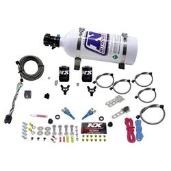 Nitrous System, 5 lb Bottle, Sport Compact Kit, Dual Nozzle, 35-50-75 HP, Kit