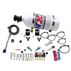 Nitrous System, 10 lb Bottle, Sport Compact Kit, Dual Nozzle, 35-50-75 HP, Kit