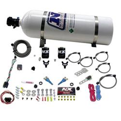 Nitrous System, 15 lb bottle, for Nissan/ Infiniti Kit, Dual Nozzle, 35-150 HP, Kit