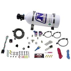 Nitrous Oxide System, Sub-C, EFI Single Nozzle, Wet, 5 lb. Bottle, 4-Cylinder, Universal, Kit