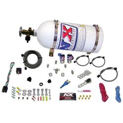Nitrous Oxide System, Sub-C, EFI Single Nozzle, Wet, 10 lb. Bottle, 4-Cylinder, Universal, Kit