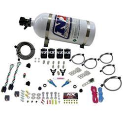 Nitrous System, 10 lb Bottle, Sport Compact, EFI, Dual Stage kit, 35-75 HP X 2, Kit