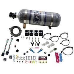 Nitrous System, 12 lb Bottle, Sport Compact, EFI, Dual Stage kit, 35-75 HP X 2, Kit