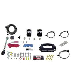 Nitrous Oxide System, 4-Bolt Throttle Body, 102mm Plate, Wet, +400 hp, Chevy, LS, Kit