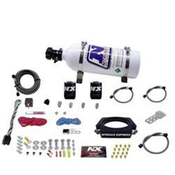 Nitrous Oxide System, 4-Bolt Throttle Body, 90mm Plate, Wet, +400 hp, 5 lb. Bottle, Chevy, LS, Kit