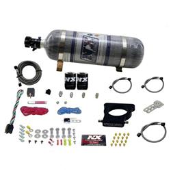 Nitrous Oxide System, 3-Bolt Throttle Body, Wet, +350 hp, 12 lb. Bottle, GM, LS, Kit