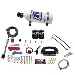 Nitrous Oxide System, Wet, Throttle Body Spacer Plate, 5 lb. Bottle, Cadillac, Chevy, GMC, 6.2L, Kit