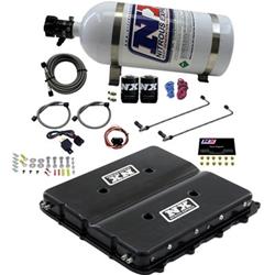Nitrous Oxide System, Wet, LT4 Supercharger Lid, Black Anodized, 12 lb. Bottle, Cadillac, Chevrolet, 6.2L, Kit