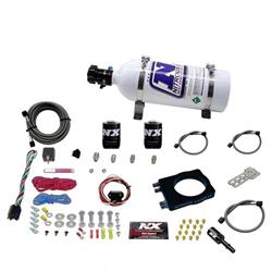 Nitrous Oxide System, Mopar Plate, Wet, +400 hp, 5 lb. Bottle, Aluminum, White, Chrysler, Dodge, Jeep, Kit