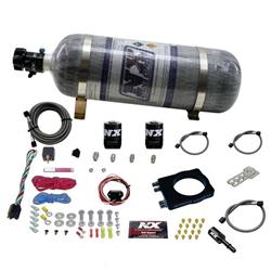Nitrous Oxide System, Mopar Plate, Wet, +400 hp, 12 lb. Composite Bottle, Natural, Chrysler, Dodge, Jeep, Kit
