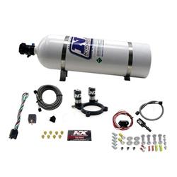 Nitrous Oxide System, Plate, Wet, TPS Activation, 15 lb. Bottle, Ford, Kit