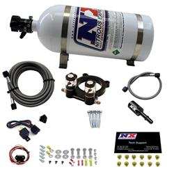 Nitrous Oxide System, 2.3L EcoBoost, Throttle Body Spacer Plate, Wet, 5 lb. Bottle, White, Ford, Kit