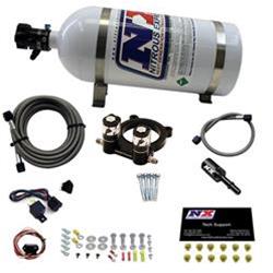 Nitrous Oxide System, 2.3L EcoBoost, Throttle Body Spacer Plate, Wet, 10 lb. Bottle, White, Ford, Kit