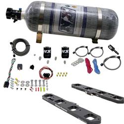 Nitrous Oxide System, Direct Port Plate System, 5.7, 6.1, 6.4 Hemi, 100-400 HP, 12 lb Carbon Bottle, Kit