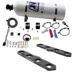 Nitrous Oxide System, Direct Port Plate System, 5.7, 6.1, 6.4 Hemi, 100-400 HP, 15 lb Bottle, Kit