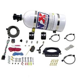 Nitrous Oxide Injection System Kit, LT2 C8 NITROUS PLATE SYSTEM (50-300HP) W/10LB BOTTLE