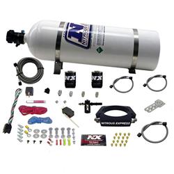 Nitrous Oxide Injection System Kit, LT2 C8 NITROUS PLATE SYSTEM (50-300HP) W/15LB BOTTLE