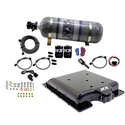 Nitrous Oxide Systems, Supercharger Lid System, 100-300 HP, Wiring, Hardware, 12 lb. Carbon Fiber Bottle, Dodge, Hellcat, Demon, Kit