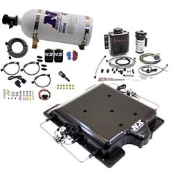 Nitrous Oxide Systems, Supercharger Lid System, Water/Methanol, 100-300 HP, Wiring, Hardware, 10 lb. Bottle, Dodge, Hellcat, Demon, Kit