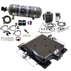 Nitrous Oxide Systems, Supercharger Lid System, Water/Methanol, 100-300 HP, Wiring, Hardware, 12 lb. Bottle, Dodge, Hellcat, Demon, Kit