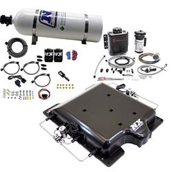 Nitrous Oxide Systems, Supercharger Lid System, Water/Methanol, 100-300 HP, Wiring, Hardware, 15 lb. Bottle, Dodge, Hellcat, Demon, Kit
