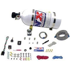 Nitrous System, 10 lb Bottle, EFI, Dry, Single Nozzle Kit, 35-150 HP, Kit