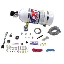 Nitrous System, 15 lb Bottle, EFI, Dry, Single Nozzle Kit, 35-150 HP, Kit